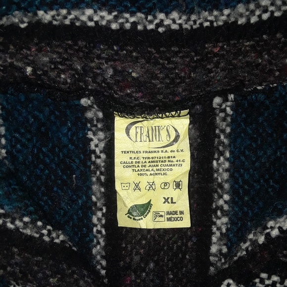 Blue and gray Baja rug/hoodie - Picture 3 of 3